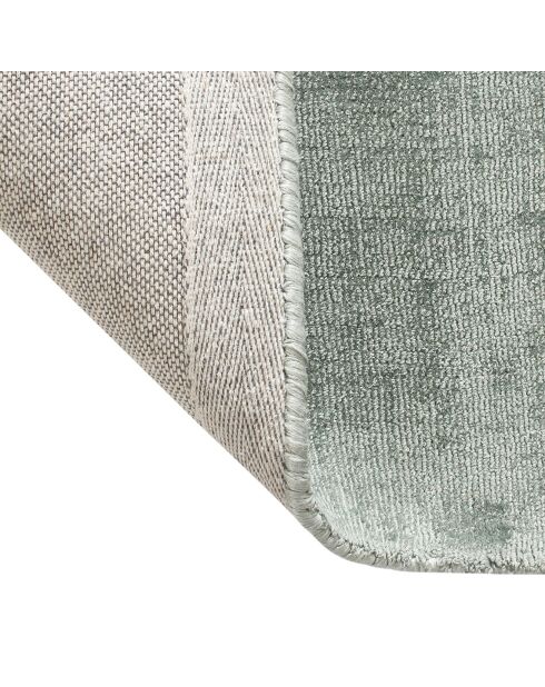 Tapis rectangulaire Nate Viscose vert sauge - 200x300 cm