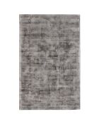 Tapis rectangulaire Nate Viscose gris anthracite - 300x400 cm