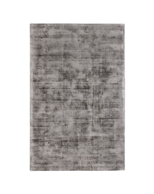 Tapis rectangulaire Nate Viscose gris anthracite - 300x400 cm