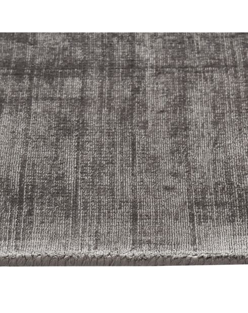 Tapis rectangulaire Nate Viscose gris anthracite - 300x400 cm