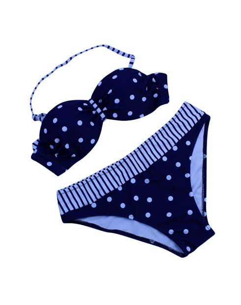 Maillot de bain 2 Pièces Veda noir/blanc