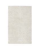 Tapis rectangulaire Dana Viscose blanc cassé  - 160x230 cm