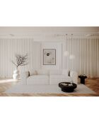 Tapis rectangulaire Dana Viscose blanc cassé  - 160x230 cm