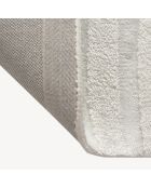 Tapis rectangulaire Dana Viscose blanc cassé  - 160x230 cm