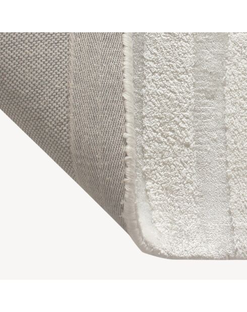 Tapis rectangulaire Dana Viscose blanc cassé  - 160x230 cm