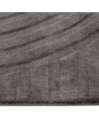 Tapis rectangulaire Dana Viscose gris anthracite - 160x230 cm