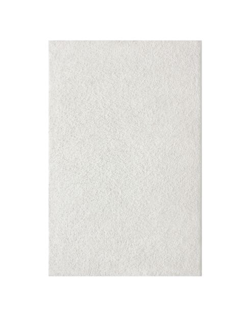 Tapis rectangulaire Jonas Shaggy blanc cassé  - 120x180 cm