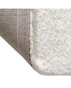 Tapis rectangulaire Jonas Shaggy blanc cassé  - 120x180 cm