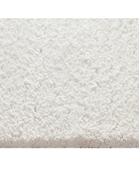 Tapis rectangulaire Jonas Shaggy blanc cassé  - 120x180 cm