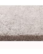 Tapis rectangulaire Jonas Shaggy gris clair - 200x300 cm