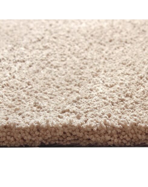Tapis rectangulaire Jonas Shaggy beige - 160x230 cm