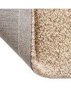 Tapis rectangulaire Jonas Shaggy beige - 160x230 cm