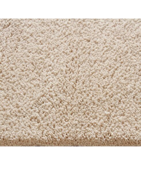 Tapis rectangulaire Jonas Shaggy beige - 160x230 cm