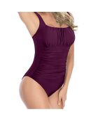 Maillot de bain 1 Pièce Neela rouge vin