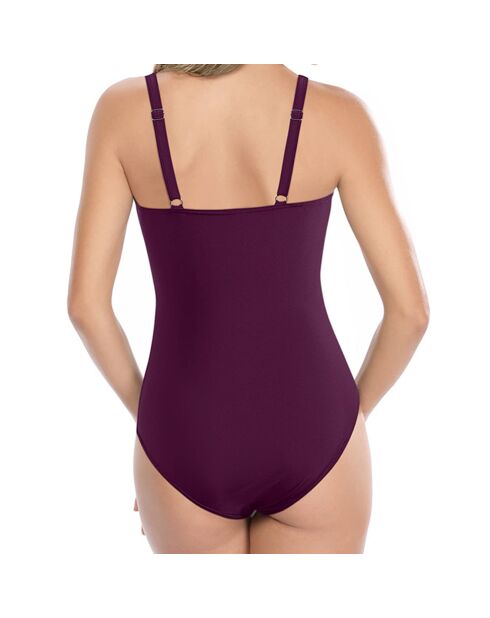 Maillot de bain 1 Pièce Neela rouge vin