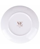 6 mehrfarbige Dessertteller aus Marrakesch-Porzellan - D.19 cm