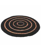 Schwarzes Tischset - D.38 cm