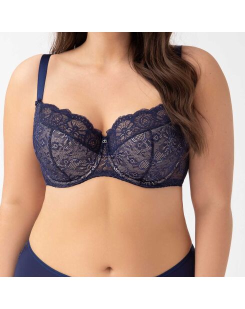 Soutien-gorge Blanca bleu marine