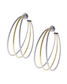Boucles d'oreilles en Argent rhodié