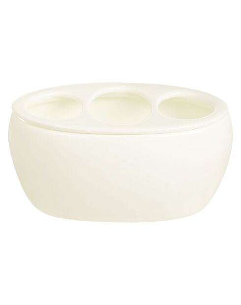 Sucrier en porcelaine Nectar beige - 20 cl