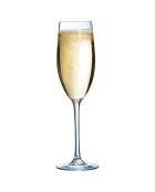 6 Flûtes Cabernet transparentes - 24 cl