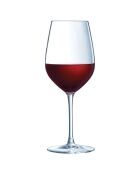 6 Verres à pied Séquence transparents - 55 cl