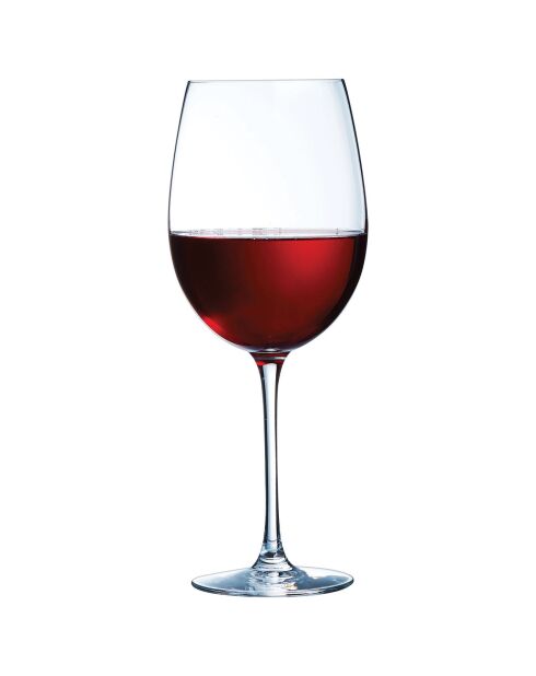 6 Verres à pied Cabernet  Tulipe transparents - 75 cl