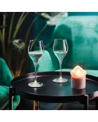 6 transparante champagnefluiten van Exaltation - 30 cl