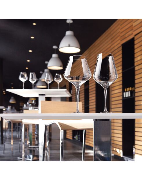 6 Clear Reveal Up steelglazen - 50 cl