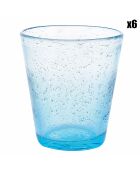 6 Verres à eau Cancun bleu ciel - 33 cl