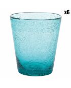 6 türkisfarbene Wassergläser Cancun - 33 cl