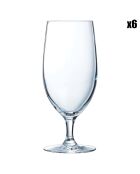 6 Verres à pied Cabernet transparents - 47 cl