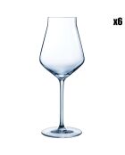 6 Clear Reveal Up steelglazen - 50 cl