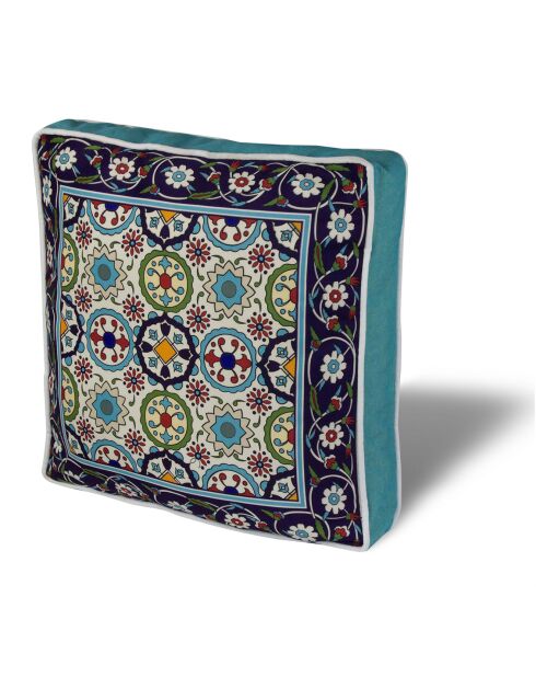 Galette de chaise multicolore - 42x42 cm