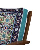Galette de chaise multicolore - 42x42 cm