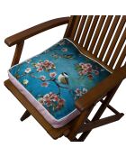 Galette de chaise multicolore - 42x42 cm