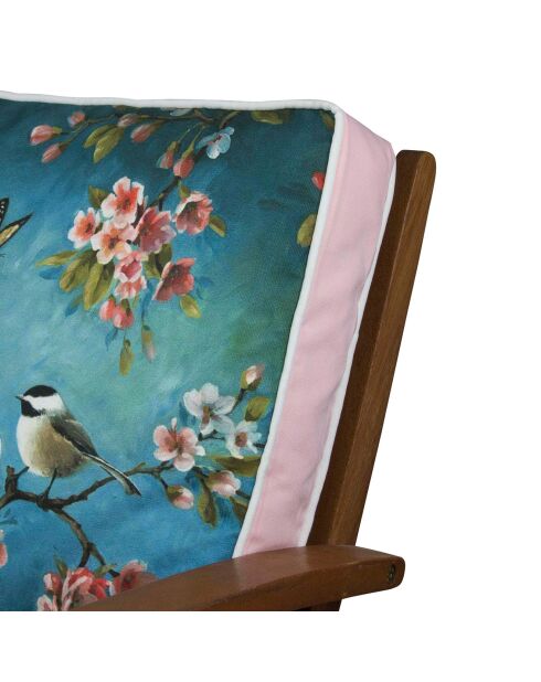 Galette de chaise multicolore - 42x42 cm