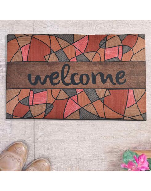 Veelkleurige deurmat - 40x60 cm