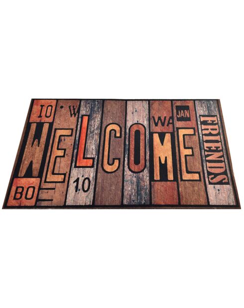 Veelkleurige deurmat - 40x60 cm