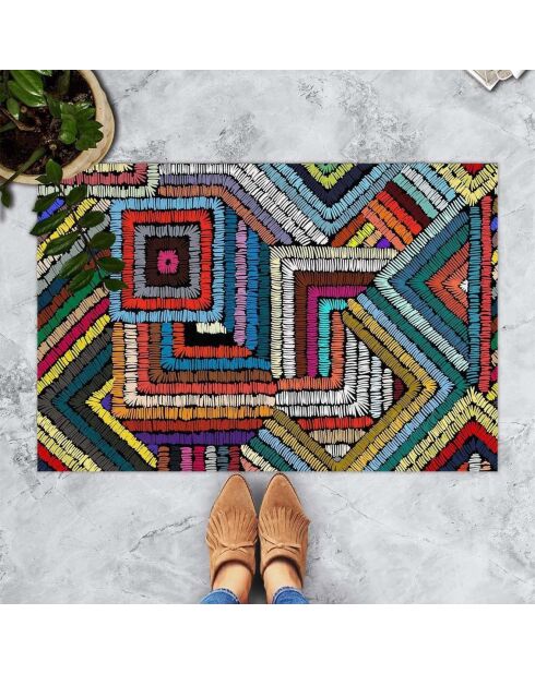 Veelkleurige deurmat - 40x60 cm