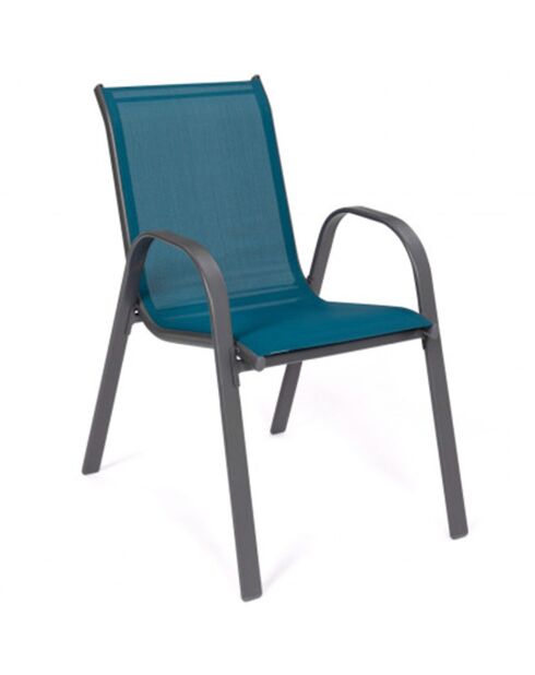4 Chaises de jardin multicolores -51.5x68x84 cm