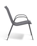 4 Chaises de jardin multicolores -51.5x68x84 cm