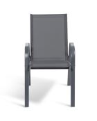 4 Chaises de jardin multicolores -51.5x68x84 cm