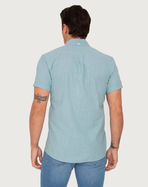 Chemise manches courtes Stown menthe