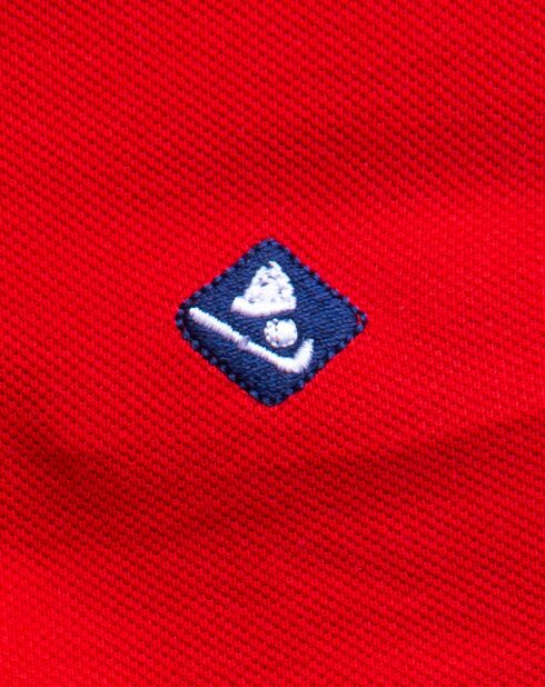 Polo manches courtes Amsterdam bordeaux