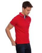 Polo manches courtes Amsterdam bordeaux