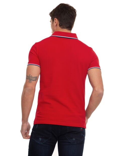 Polo manches courtes Amsterdam bordeaux