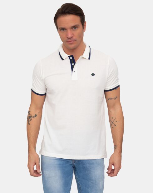 Polo manches courtes Amsterdam blanc