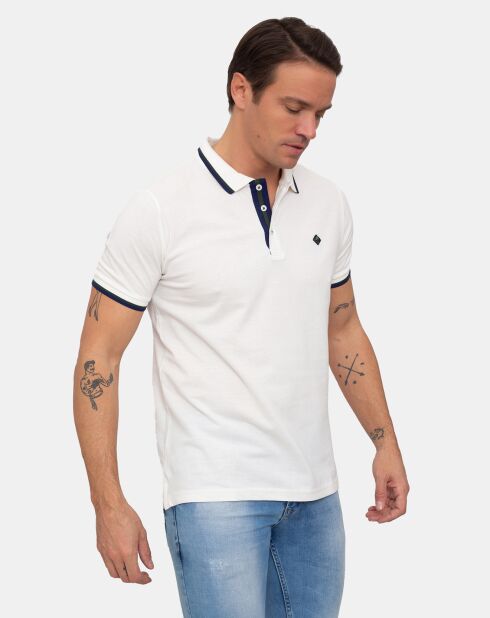 Polo manches courtes Amsterdam blanc