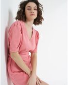 Robe en jean ceinturée malabar